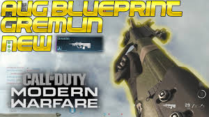 Modern Warfare The New Aug Blueprint Gunfight Tournament Reward Youtube