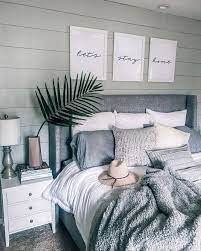 Besides the interior elements in a bedroom, you also need. Grey White Cozy Bedroom Decor Let S Stay Home Haven T Shared Any Bedroom Decor Yet Other Than The Diy Ship Bedroom Decor Cozy Bedroom Design Home Bedroom