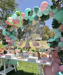 Theme Outdoor Birthday Party Ideas For Adults Cool Outdoor Dessert Table For Tropical Party Ideas Flamingo Birthday Birthday Party Themes Flamingo Birthday Party