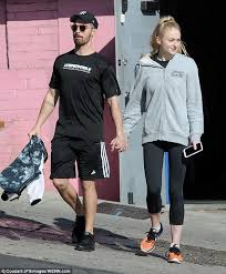 (cnn) joe jonas and sophie turner have welcomed their first child. Sophie Turner Is Hand In Hand With Boyfriend Joe Jonas As They Leave La Gym Daily Mail Online