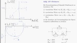 Darstellung Einer Impedanz Ortskurve Fur Ein Einfaches Netzwerk Aus Aufgabe 147 In Ltspice Youtube
