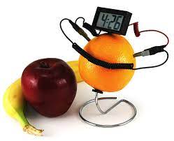 Maybe you would like to learn more about one of these? Fruit Powered Clock Cool Clocks Digital Clocks Electronics Projects