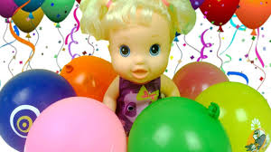 Baby Alive Surpriz Oyuncakli Balon Patlatma Oyunu Oynuyor Oyun Balon Oyun Hamuru