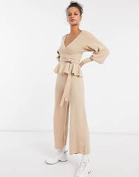 Asos uses cookies to ensure that we give you the best experience on our website. Asos Design Set Knit Straight Leg Pants In Oatmeal Asos