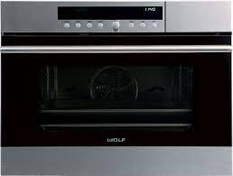 Ge cafe in wall ovens. Wolf Cso24 24 Inch Convection Steam Oven With 1 8 Cu Ft Capacity 12 Cooking Modes Delayed Start Temperature Probe Water Tank And 2 Stainless Steel Pans