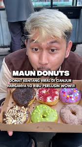 Donat yg lagi viral di Cianjur GAES #fyp #kulinercianjur #donat  #donatkentang