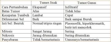 Berbeda dengan tumor ganas atau kanker, yang bisa menyerang jaringan di sekitarnya, . Biologi Gonzaga Membedakan Tumor Ganas Dan Jinak