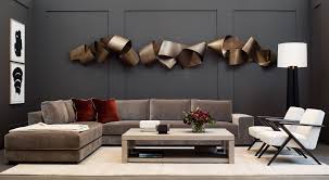 Make a stylish statement with our metal wall decor. Holly Hunt Modern Metal Wall Sculpture In Contemporary Living Room Residential Interior Design Ideas Mod Living Room Decor Living Room Modern Modern Room