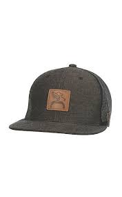 Hooey Black With Brown Leather Golf Tee Patch And Black Mesh Back Snap Back Cap Cavender S Cowboy Hats Hooey Hats Cap