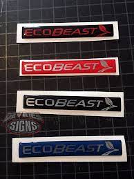 Gel Coated Domed Ford Ecobeast Emblem Overlays Ecoboost Eco Etsy Ford Emblem Ford F150 Accessories Ford Parts