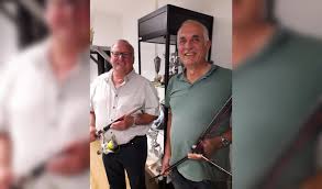 In de Taverne: Wilfried Brand en Arie Doornink