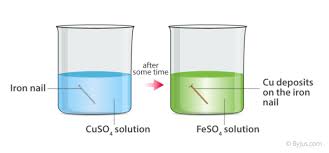 In Experiment Action Of Heat On Ferrous Sulphate Crystals Inference -  Brainly.In