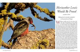 A Woodpecker to Make Meriwether Lewis Proud
