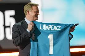 On friday, the rookie quarterback replied to a fan on twitter, whose fiancee said he couldn't hang up his jaguars. Jaguars Trevor Lawrence Breaks Record For Jersey Sales During Nfl Draft Night 1 Bleacher Report Latest News Videos And Highlights