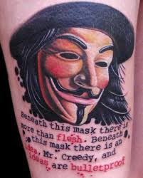 Tattoo ideas on the socials. Nerd Week Selection V For Vendetta Bad Habits Of Tattoo Artists