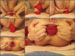 Asshole Prolapse | Huge Dildo - Shemale Teens Ass Ruined Forever! Heart  Shaped Buttplug Puffy Toys Huterin XXL