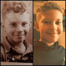 My son and his great grandfather