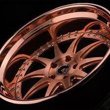 Avant Garde Wheels Agwheels New Take On One Of Our Copper Finishes Brushed Copper Plated Center And Copper Plated Wheel Rims Avant Garde Wheels Rims For Cars