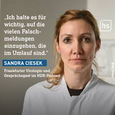 Der titel „hochschullehrer des jahres geht damit erstmalig. Hessenschau Am Dienstag Startet Die Erste Folge Des Preisgekronten Ndr Podcast Coronavirus Update Mit Der Frankfurter Virologin Sandra Ciesek Dort Will Sie Komplexe Dinge Moglichst Einfach Erklaren Dabei Will Sie Vor Allem Auf