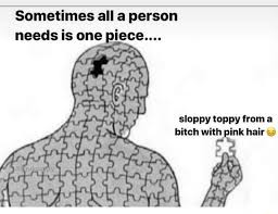 Check spelling or type a new query. Sometimes All A Person Needs Is One Piece Sloppy Toppy Froma Bitch With Pink Hair C