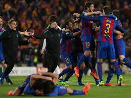 Within three minutes barca get one back, luis suarez on hand to nod over a trapped trapp. Barcelona Celebrations Cause An Earthquake After Dramatic Champions League Comeback Against Psg Mirror Online