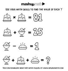 Practice various 4th grade level math fraction concepts. Free Math Coloring Worksheets For 3rd And 4th Grade Mashup Math