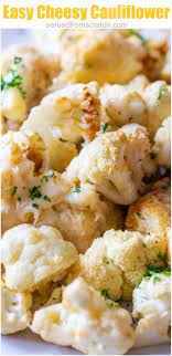 Easy Cheesy Cauliflower Recipe Easy Cooking Recipes Best Vegetable Recipes Recipes