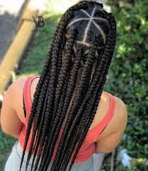 20 Unrivaled Triangle Braids To Try Triangle part knotless box braids detailed this is my first time. 20 unrivaled triangle braids to try