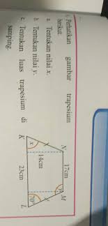 Tentukan luas trapesium di samping. Perhatikan Gambar Trapesium Berikut Brainly Co Id