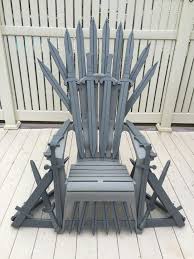 Game Of Thrones Adirondack Chairs Game Of Thrones Decor Game Of Thrones Chair Game Of Thrones Houses