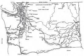 Washington State Railroad Map Center For The Study Of The Pacific Northwest
