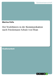Friedemann schulz von thun (born august 6, 1944 in soltau) is a german psychologist and expert in interpersonal communication and intrapersonal communication. Der Teufelskreis In Der Kommunikation Nach Friedemann Schulz Grin