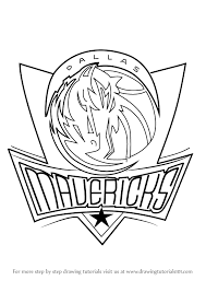 In 2017, the dallas mavericks made some minor tweaks in color to their logo. Learn How To Draw Dallas Mavericks Logo Nba Step By Step Drawing Tutorials