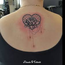 It's a broken heart out of which comes the rose. Kimmie B Tattooist Kimmie B Tattoo Twitter