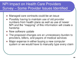 Check spelling or type a new query. Ppt Npi Impact On Health Care Providers Business Impact Of The Implementation Of The Npi On Health Care Providers Powerpoint Presentation Id 381142