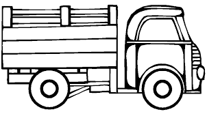 Image de camion a imprimer : Dessin A Colorier A Imprimer Camion Dibujos Para A Colorear