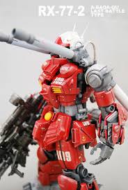 mg 1 100 rx 77 2 guncannon customized build custom gundam gundam toys gundam