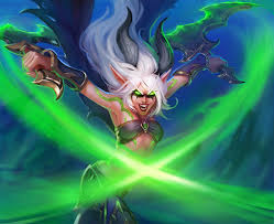 Artstation Twin Slice Second Slice Maria Trepalina Digital Art Fantasy Hearthstone Artwork Warcraft Art