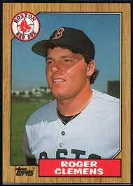 The rocket racked up wins and struck out batters for more than 20 years. Amazon Com 1987 Topps 340 Roger Clemens Red Sox Mlb Baseball Card Nm Mt Collectibles Fine Art