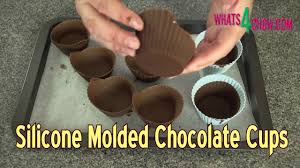 They come in many different shapes and sizes. Silicone Molded Chocolate Cups How To Mold Chocolate Cups In Silicone Muffin Molds Whats4chow