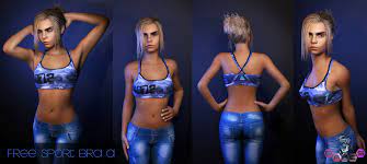 Clothing - Free Sport Bra A | Virt-A-Mate Hub