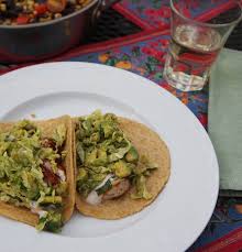 Marinate for at least 30 minutes but no more than 8 hours. Fish Tacos Take 3 With Avocado Slaw And Chipotle Sour Cream Sweet Savory Kitchens
