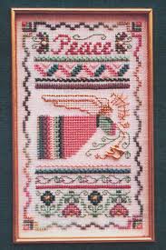 You will need to supply your own floss, fabric, etc. A Little Angel Sampler Peace Counted Cross Stitch Pattern