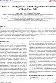 Continuous organ production that is. A Uniaxial Loading Device For Studying Mechanoresponses Of Single Plant Cell