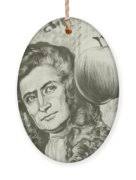 Newton And The Apple Painting by Paul Rainer