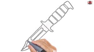 Are you looking for the best images of bowie knife drawing? How To Draw A Knife Easy Step By Step Drawing Tutorials For Beginners Ucidraw Youtube