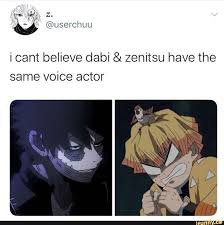 Take a visual walk through their career and see 126 images of the characters they've voiced and listen to 1 clip that showcases their performance. Kimetsu No Yaiba Demon Slayer Memes Anime Crossover Anime Memes Funny Anime Demon