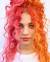Half And Half Pink And Orange Hair