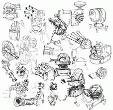 Machine Sketches Guild Wars Guild Wars 2 Mechanical Art
