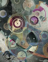 Still life frame mode : Scatterbrain More Concentric Circle Abstract Art Circle Art Abstract Art Art
